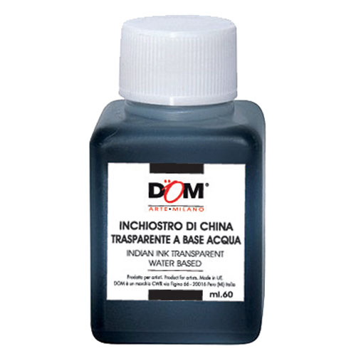 INCHIOSTRO NERO CHINA - FLACONE 60 ML. (min.ord.10 o multipli)