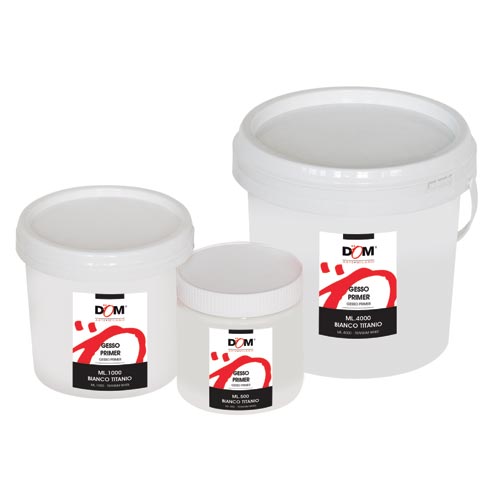 GESSO PRIMER BIANCO TITANIO - ML. 1000 (min.ord.6 o multipli)