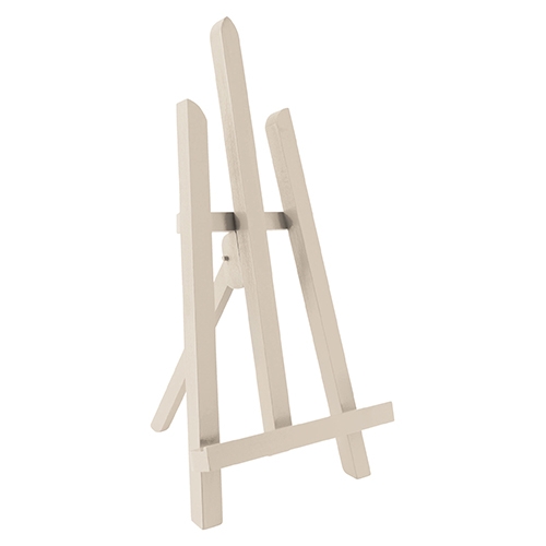 CAVALLETTO MINI LYRA LEGNO - BIANCO (min.ord.6 o multipli)