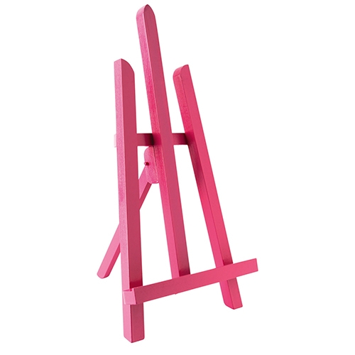 CAVALLETTO MINI LYRA LEGNO -  FUXIA (min.ord.6 o multipli)