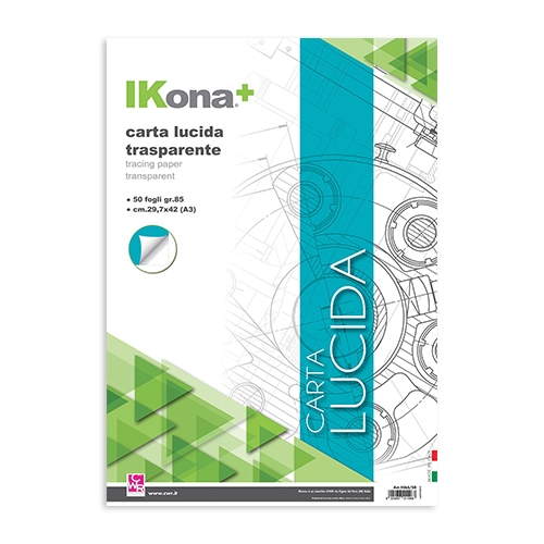 CARTA PER LUCIDI - BLOCCO 50 FG. CM. 42x29,7 (min.ord.5 o multipli)