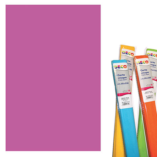 CARTA CRESPA GR.40 - CM.50X250 - VIOLETTO (min.ord.10 o multipli)