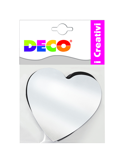 SPECCHIO CUORE CM.7 - BUSTA 4 PZ.