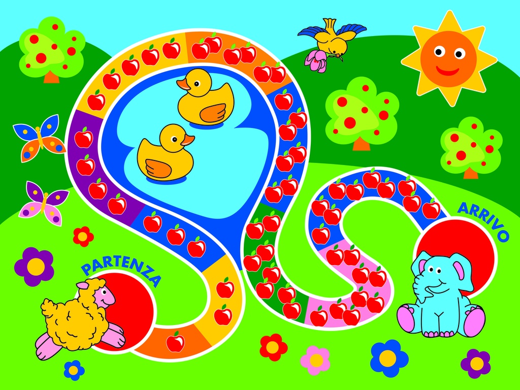 NUVOLA - TAPPETO CM.150X200 - IL GIOCO DELL'OCA