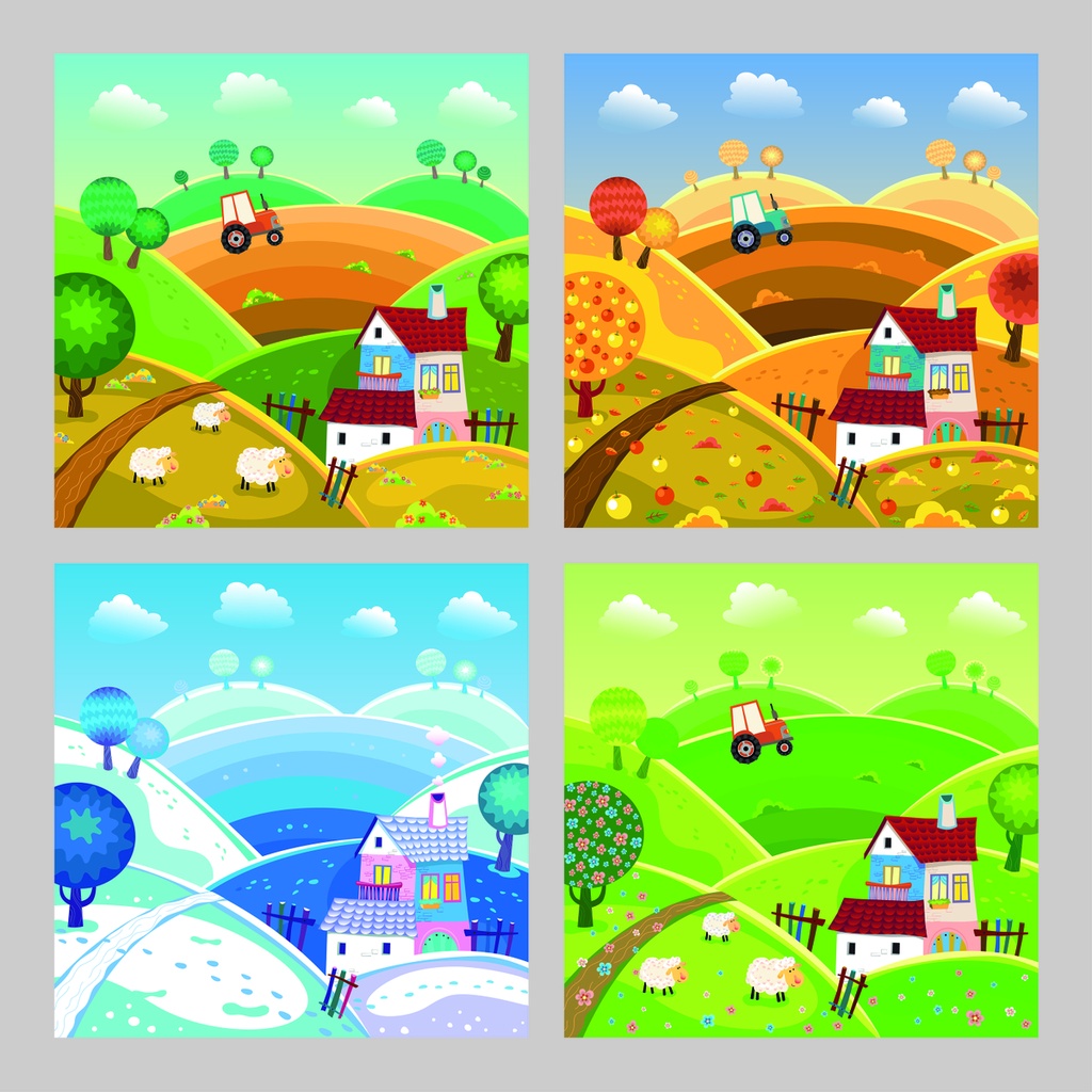 NUVOLA - TAPPETO CM.100X100 - 4 STAGIONI