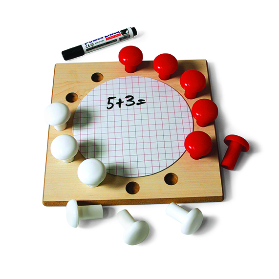 TAVOLA MATEMATICA - 12 POMELLI MANIPOLATIVI