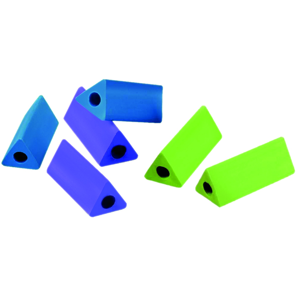 IMPUGNATURA TRIANGOLARE PER MATITE - SET 6 PZ.