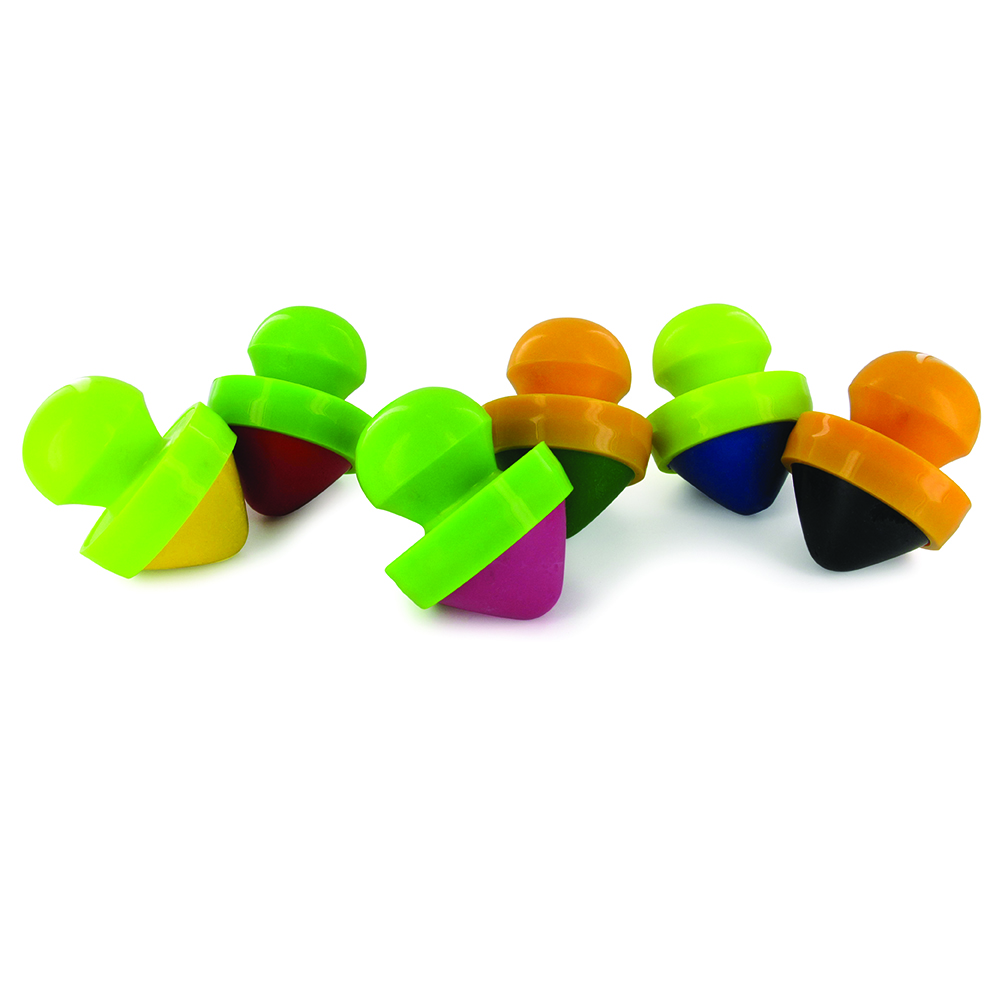 PASTELLONI ERGONOMICI - SET 6 PZ. - COL. ASS.