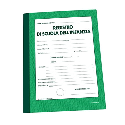 REGISTRO VERDE - SCUOLA INFANZIA - 40 PAG.
