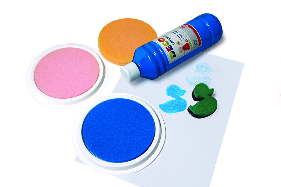 CUSCINETTI PER TEMPERA - SET 2 PZ. + 2 SPUGNE RIC.