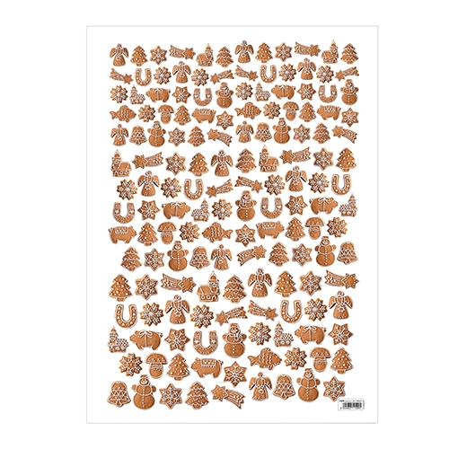 CARTA DECOUPAGE CM.35X50 - SOGG. NATALIZI 6 (min.ord.5 o multipli)