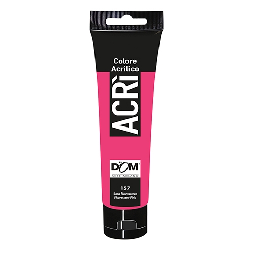 ACRILICO - TUBO ML. 100 - ROSA FLUO (min.ord.6 o multipli)