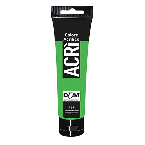 ACRILICO - TUBO ML. 100 - VERDE FLUO (min.ord.6 o multipli)