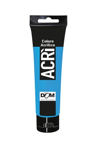 ACRILICO - TUBO ML.100 - BLU PRIMARIO CYAN (min.ord.6 o multipli)