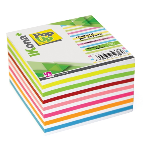POP-UP - CUBO CARTA FG.720 - MM.95X95 - STRIPED (min.ord.6 o multipli)