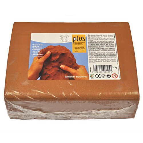 PLUS - PASTA PER MODELLARE KG.5 - TERRACOTTA