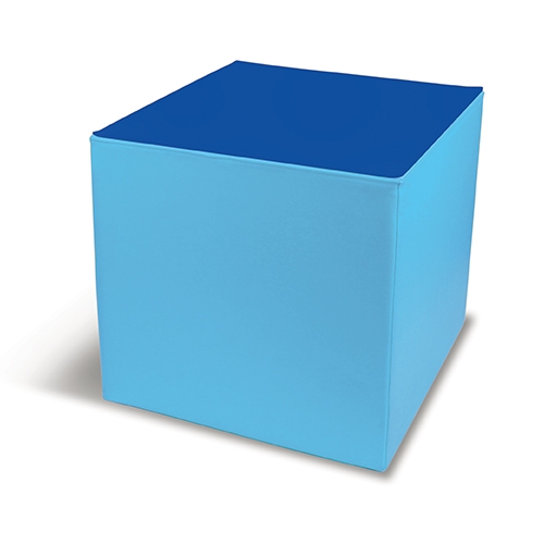 NUVOLA - MAXI CUBO CM.60X60X60H - AZZURRO/BLU