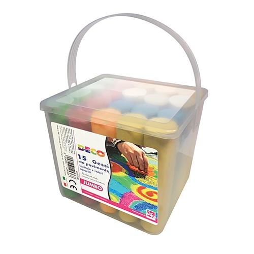 GESSI DA PAVIMENTO FANTASIA - PZ. 15 COLORI ASS.