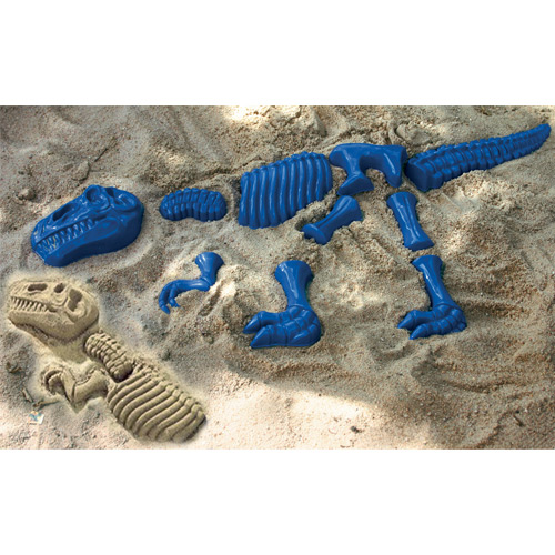 FORMINE PER SABBIA "DINOSAURO" - SET PZ. 10
