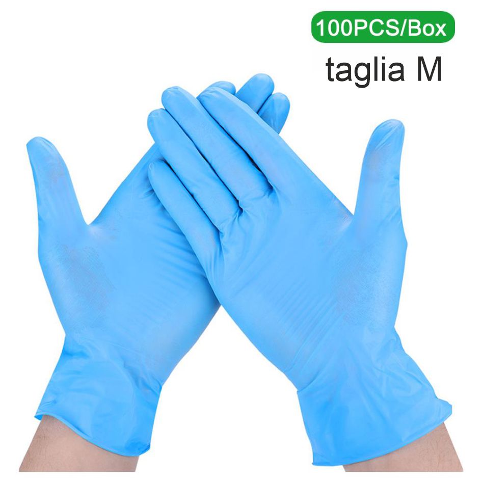 GUANTI IN NITRILE Cf. 100 Pz. taglia M (senza talco)