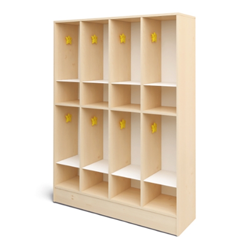 SPOGLIATOIO A GIORNO CM. 130X35X172 -8 POSTI - CON GANCI
