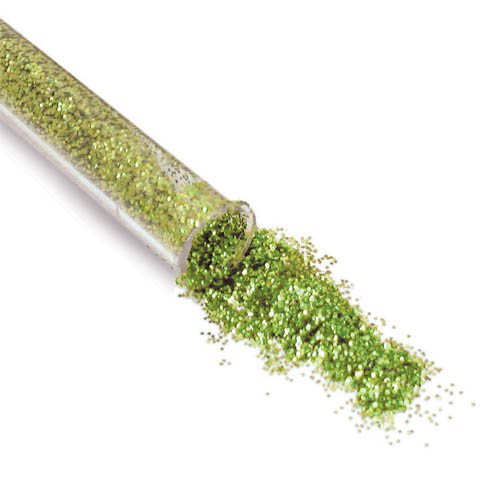 GLITTER FLACONE ML.12 - VERDE ACIDO (min.ord.24 o multipli)