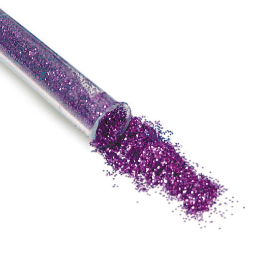 GLITTER - FLACONE ML.12 - VIOLA (min.ord.24 o multipli)