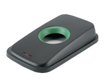 Coperchio Geo Metallic rotondo anello Verde