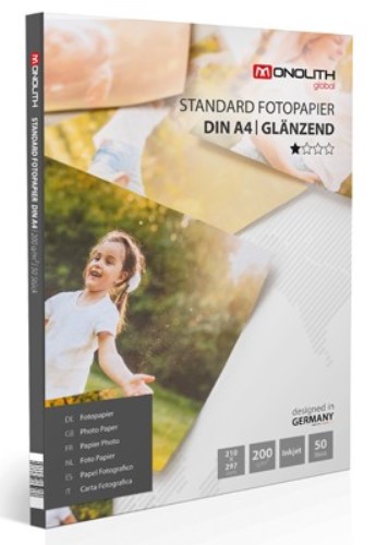 CARTA FOTOGRAFICA ADVANCED GR. 230/MQ 20 FOGLI FORMATO A4 - LUCIDI