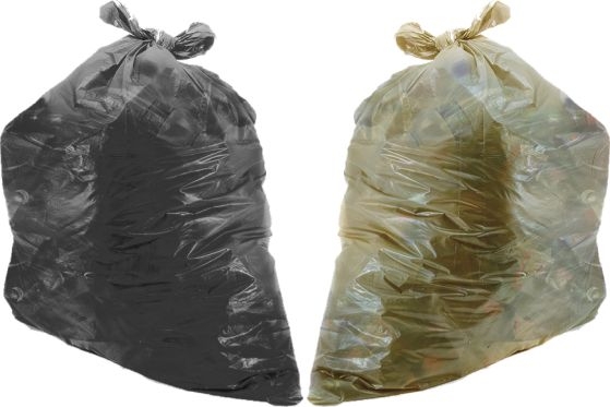 SACCHETTO RIFIUTI 55x70 AMBRA KG.1