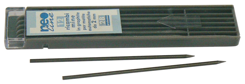 Mine Tratto 2mm Gradazione 2B cf.12 mine