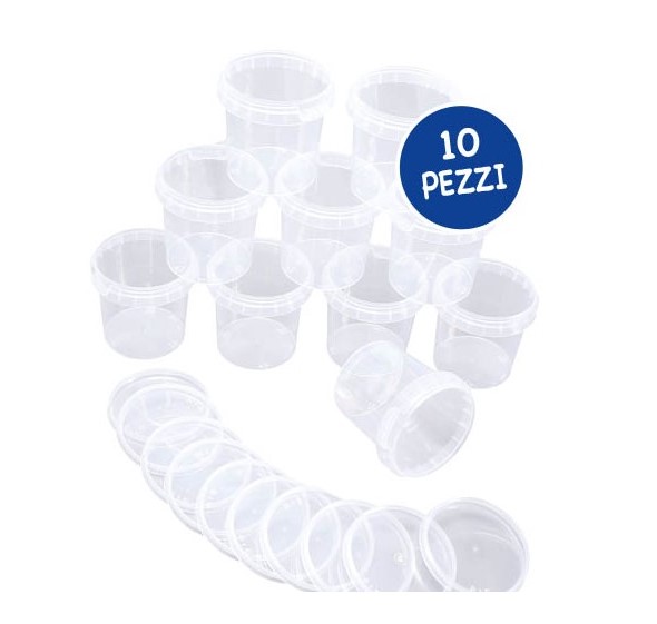 BARATTOLI ML.150 CON COPERCHIO SET PZ.10