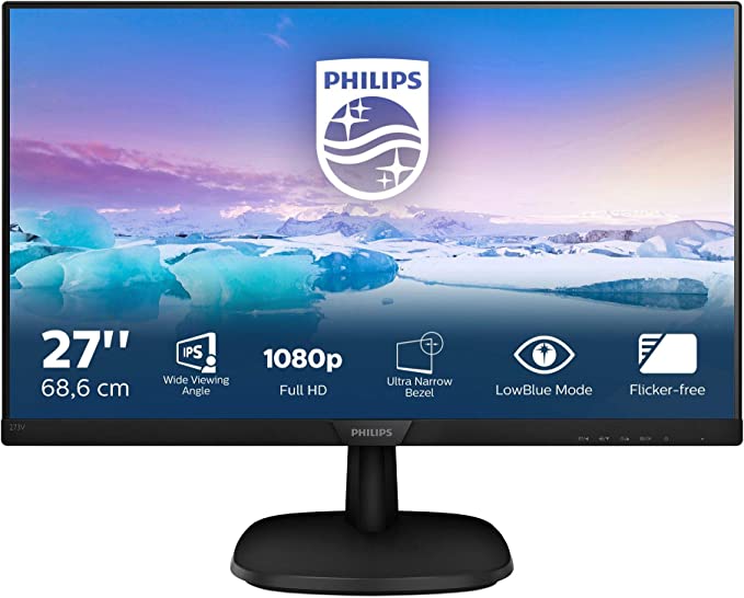 MONITOR 27" PHILIPS LED HDMI DP MULTIMEDIALE 273V7QDAB