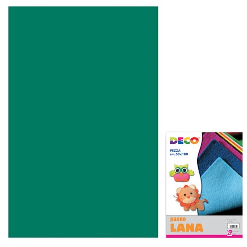PANNO LANA - PEZZA CM. 180x50 - VERDE