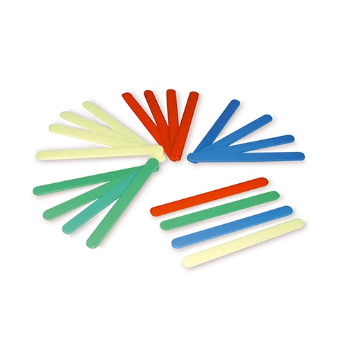 STECCHE PLASTICA - CONF. 25 PZ. - COL. ASS. (min.ord.12 o multipli)