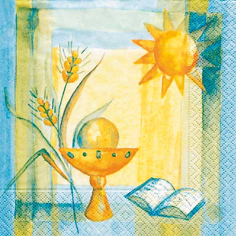 TOVAGLIOLI CM.33X33 - CONF.20 PZ. - COMUNIONE