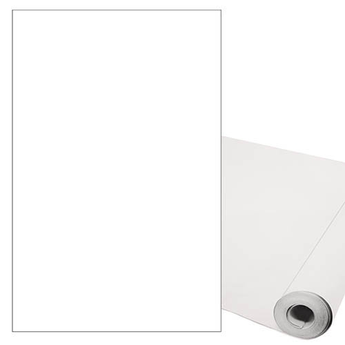 CARTA VELLUTATA ADESIVA ROTOLO MT.2X50CM. H - BIANCO