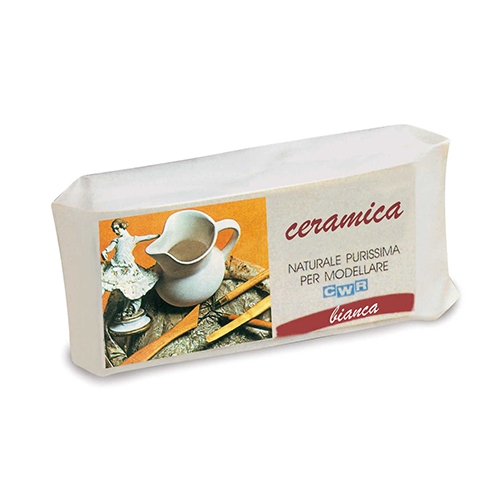 CERAMICA BIANCA - PANETTO KG.1 (min.ord.20 o multipli)