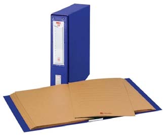CLASSIFICATORE NUMERICO MEC 12 BLU 23X32CM, DORSO 7CM