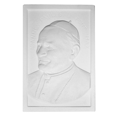 FORMA RILIEVO CM. 29x38 - PAPA GIOVANNI PAOLO II