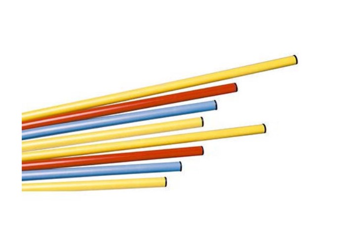 BASTONE DIDATTICO  ANTIURTO CM. 150 - COL. ASS. - CONF.4 PZ.