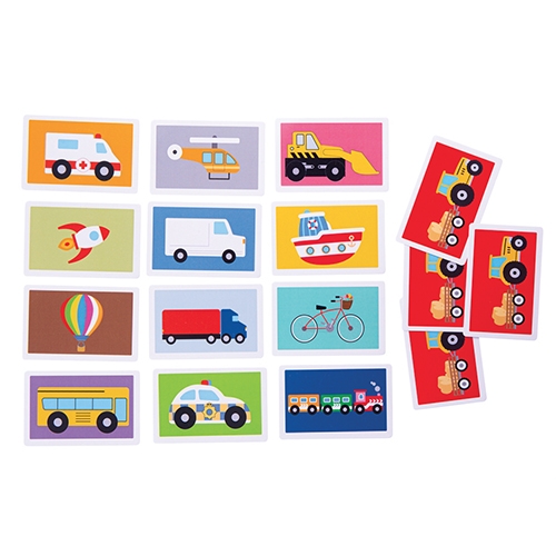 FLASH CARDS TRASPORTI - MAZZO PZ. 52