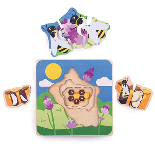 PUZZLE A STRATI CICLO VITALE - APE