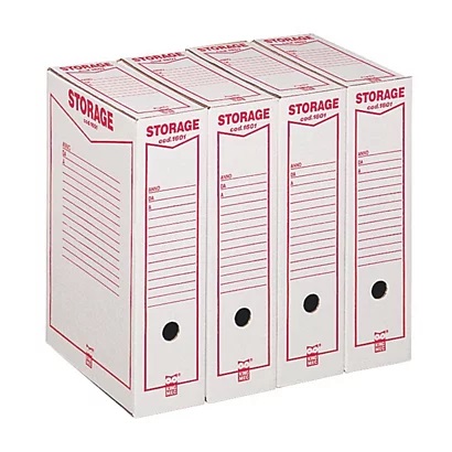 Scatola archivio STORAGE KING MEC A4 37x26 dorso 9 cm.