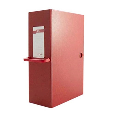 Scatola archivio Big 120 250x350mm ROSSO c/maniglia Sei Rota