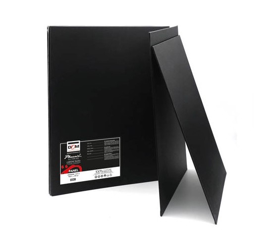 CARTONE PER PITTURA NERO - CM. 18X24 (min.ord.12 o multipli)