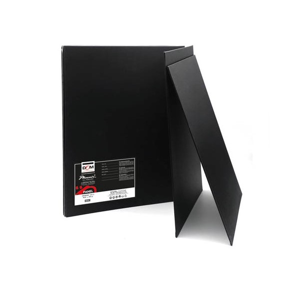 CARTONE PER PITTURA NERO - CM. 30X40 (min.ord.12 o multipli)