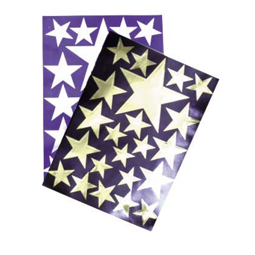 STELLE ADESIVE ORO - BUSTA 2 FG. (min.ord.20 o multipli)