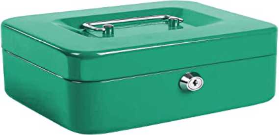 CASSETTA PORTAVALORI 25x18x7 VERDE