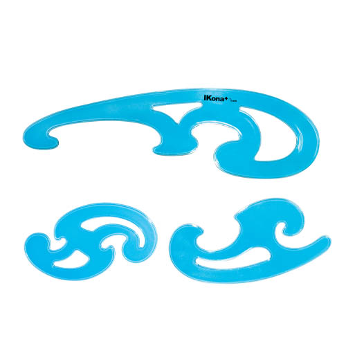 CURVILINEE - BUSTA 3 PZ. (min.ord.12 o multipli)